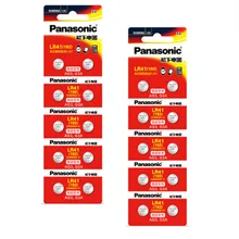 20 штук/2 упаковки PANASONIC LR41 192 AG3 0% Hg 192 392A 1,5 V батарея аккумуляторов для калькулятор 0% Hg