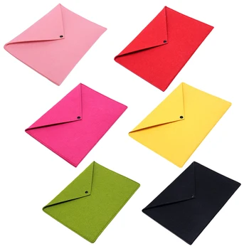 

FangNymph Simple Solid A4 Big Capacity Document Bag Business Briefcase File Folders Chemical Felt Filing Products