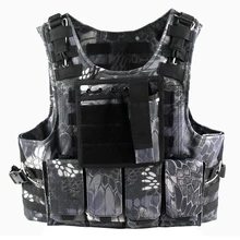 Тактический Molle несущая пластина амфибия жилет и 4 Подсумок и Карта мешочек с медицинской сумкой