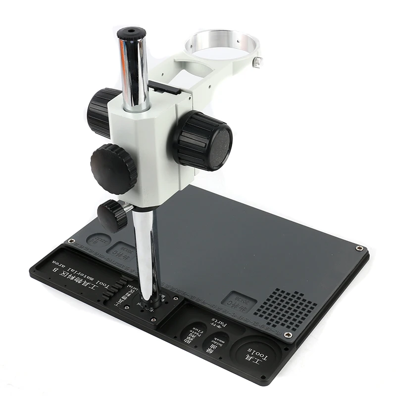 US $63.13 Multifunction Aluminum Alloy BGA Phone Soldering Pad PCB Repair Stereo Microscope Adjustable Boom Table Working Stand Holder