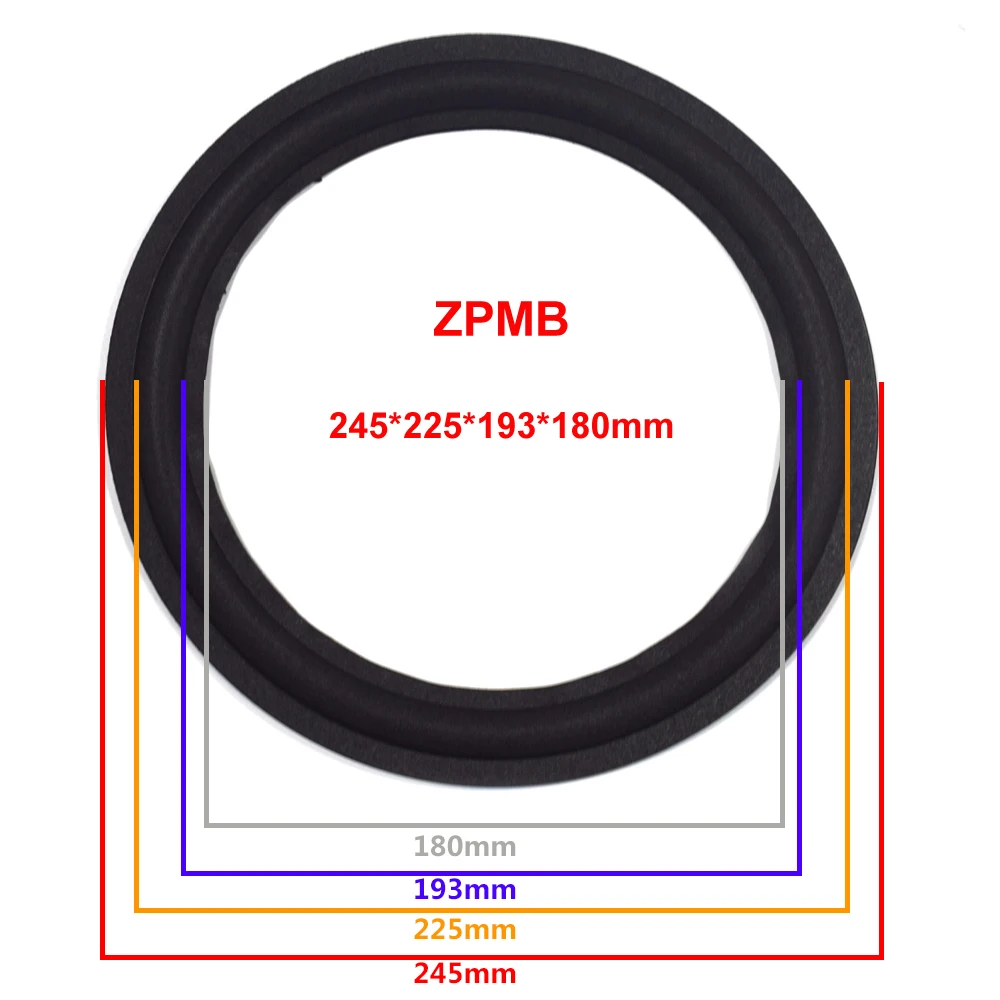 10 дюймов кольцо из вспененного материала для динамика с объемным краем НЧ-динамик ремонт складных краев кольцо сабвуфера DIY аксессуары для ремонта Подвески динамика