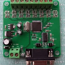 Последовательный порт RS232 коллекционная карточка 8-way 4-20 мА ток или напряжение аналоговый вход MODBUS