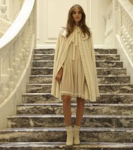 

NEW Spring Autumn Fashion Runway Women White Cashmere Blend Lolita Sweater Knit cloak cape