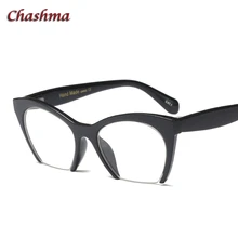 Чашма, женские очки, оправа кошачий глаз, модные трендовые очки для студентов, очки для близорукости, прозрачные линзы
