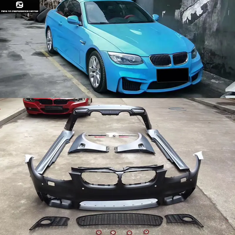 

E93 coupe M4 style car body kit front bumper rear bumper side skirts side fenders for BMW E93 M4 style 08-13