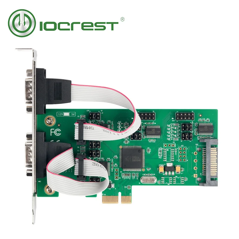  IOCREST 4 DB-9 serielle rs232 ports pcie controller karte wch384 chipsatz