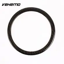 Vehemo углеродного волокна динамик для двери автомобиля украшения наклейки динамик для двери автомобиля наклейки декор отделка динамик для двери автомобиля накладка черный