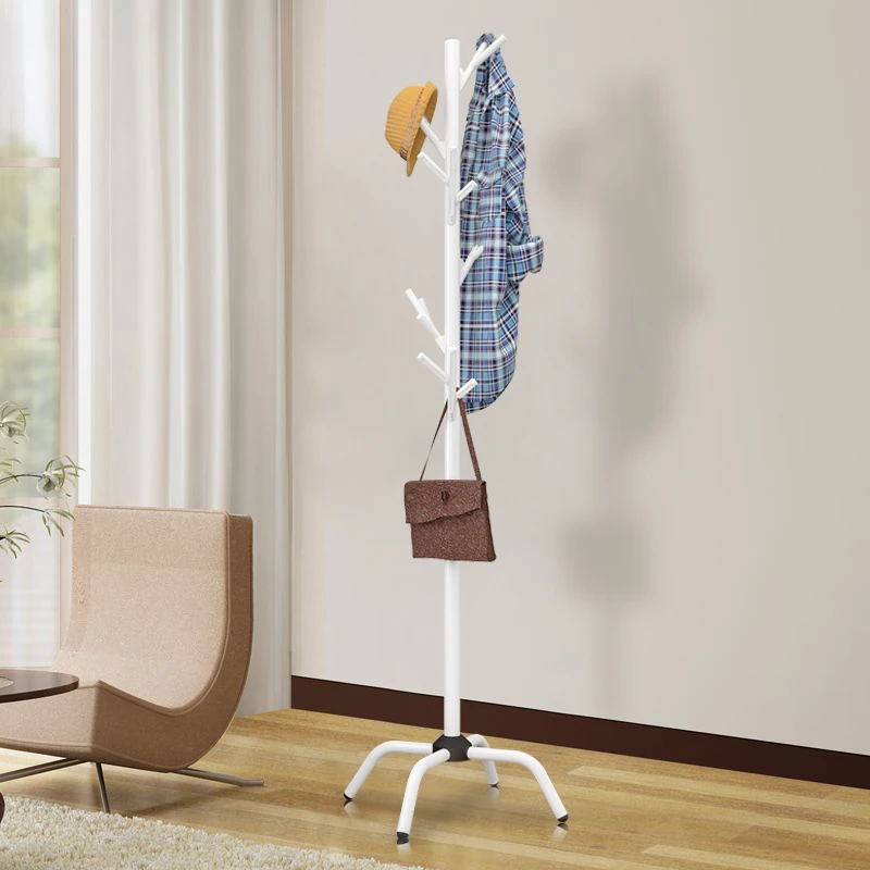 Metal Coat Rack Multifunctional Floor Home Bedroom Clothes Hanger Living Room Creative Clothes