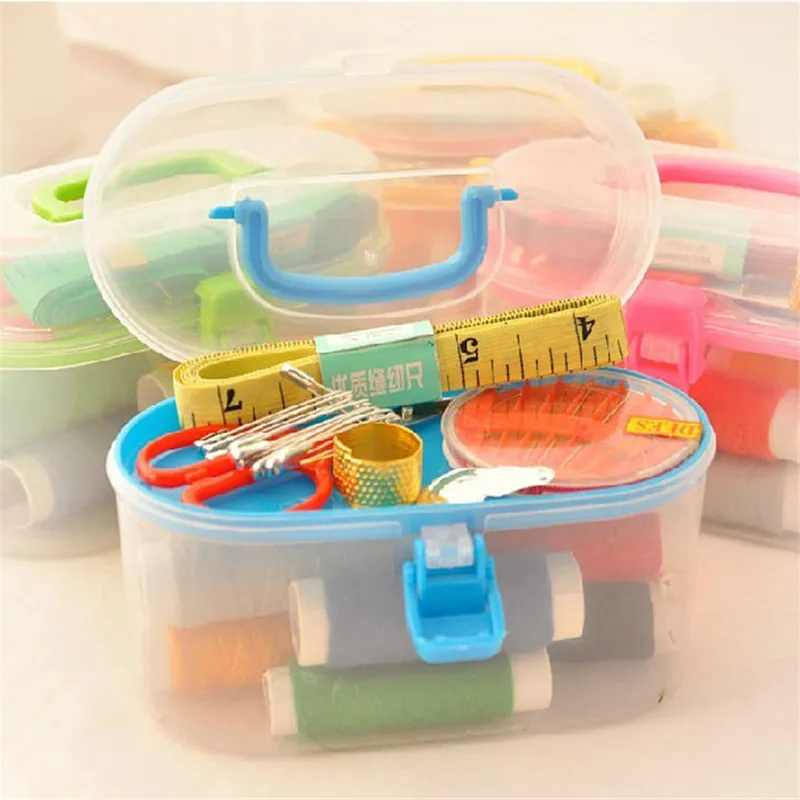 

24pcs/lot Portable Sewing Kits Multi function Sewing Box Home Travel Essential Accessories Sewing Tools Set Sewing Kits