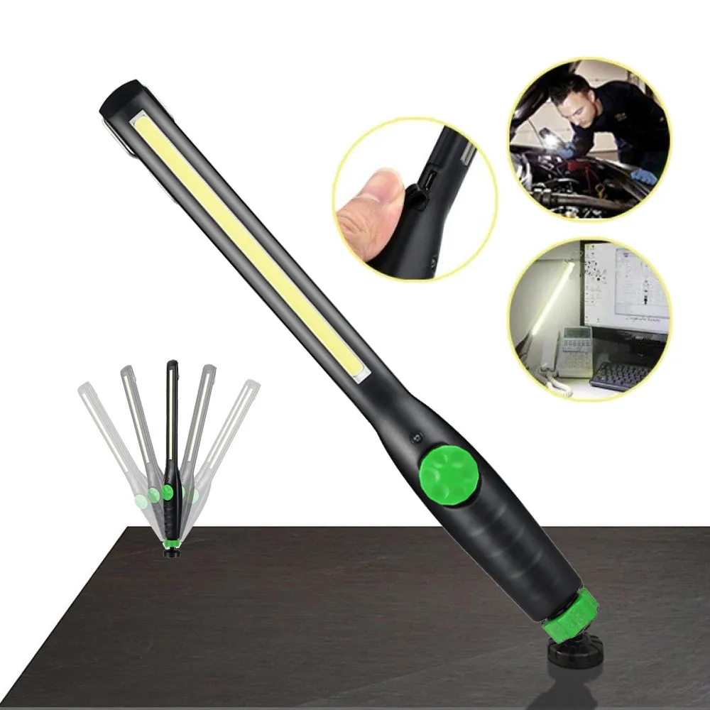 

Linterna led New USB Rechargeable COB LED Slim Work Light linterna led recargable de alta potencia linterna convoy work lights