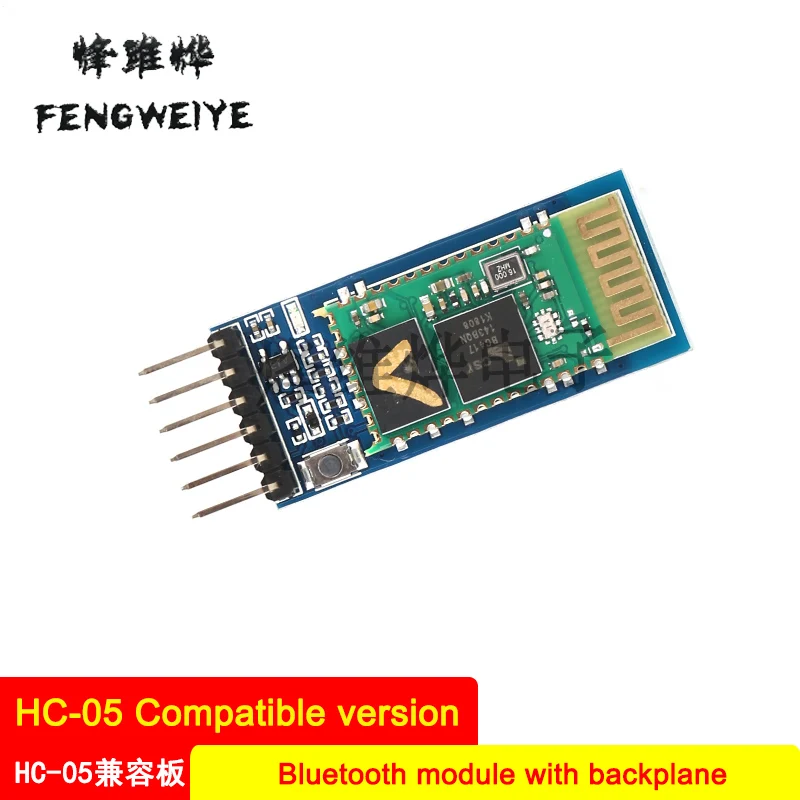 Панель совместимая версия HC-05 интегрированный модуль Bluetooth master and slave с задней