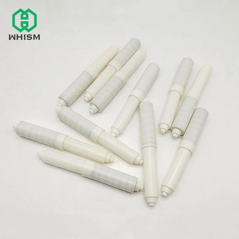 

WHISM Bathroom Toilet Tissue Roller Core Movable Tray Carton Paper Core Tube Roll Shaft Stainless Steel Paper Rod Replacement