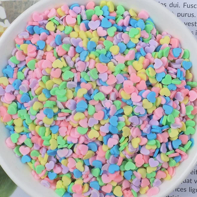 FLA 100g Slime Clay Fake Candy Sweets Sugar Sprinkle Decorations for Fake Cake Dessert Food Particles Decoration Toys 33