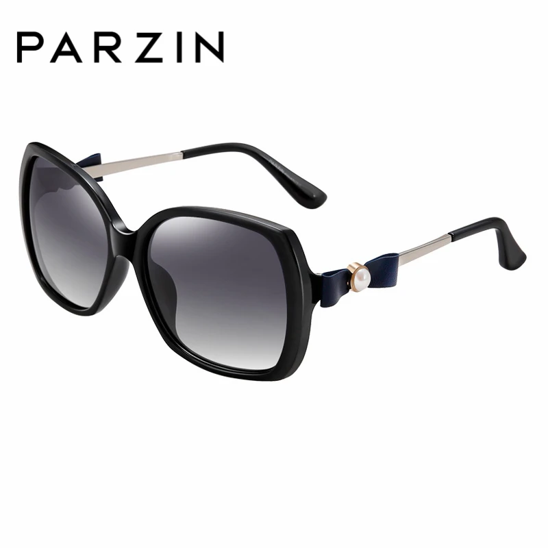 

PARZIN Brand Ladies New Polarized Sunglasses Bow-knot Large Frame Women Fashion Glasses Female Driving Eyewear 9837