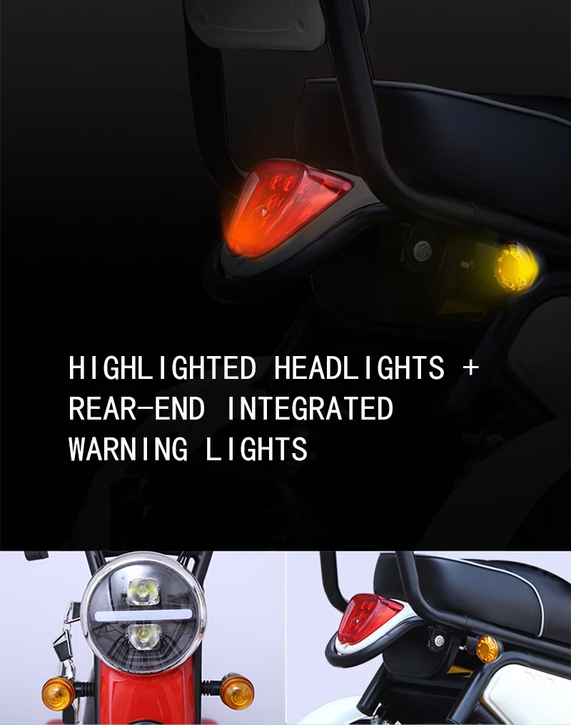Cheap Adult Electric tricycle Citycoco Electric scooter Mini leisure Electric bicycle  500W LED Electric Motorcycles 3