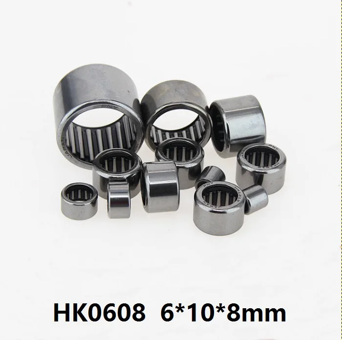 

100 шт./лот HK0608 HK061008 тянутая кружка игольчатый роликовый подшипник 6x10x8 мм миниатюрная Бесплатная доставка хорошее качество