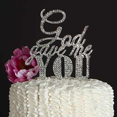 Dios Me Dio Tu Persoanlzied Pastel De Diamantes De Imitacion De Boda Topper Rustico Acrilico Pastel Toppers Decoracion De Fiesta De Despedida De Soltera Cristiana Decorative Decorative Decoration Partydecoration Rustic Aliexpress