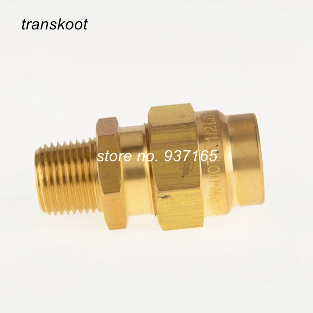 2pcs 68RB D.O.T Air Brake Hose Ends, HOSE I.D 3/8" 1/2" and 1/4" 3/8" 1