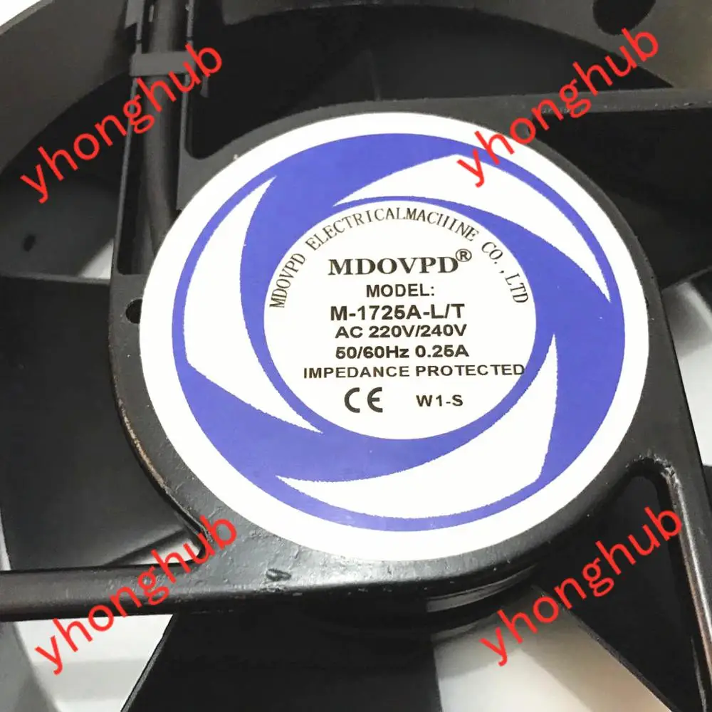 MDOVPD M 1725A L/T MD17251A2SAL AC 220V 0.25A 2 провод Сервер вентилятор