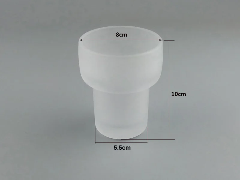 Настенный стеклянный стакан для зубной щетки для ванной комнаты