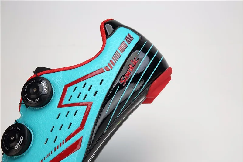 Santic мужские PRO Racer дорожные велосипедные ботинки из углеродного волокна подошва дорожный велосипед велосипедная обувь самоблокирующийся Scarpe Ciclismo Strada подарок