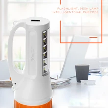 Светодиодный перезаряжаемый прожектор домашнего аварийного освещения портативная лампа Многофункциональный Открытый фонарик(цвет случайный отправить