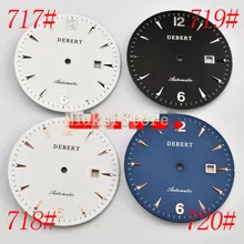 Deberg 36,3 мм Циферблат подходит parnis мужские часы для Mingzhu DG2813/3804, Miyota8205/8215/821A движение