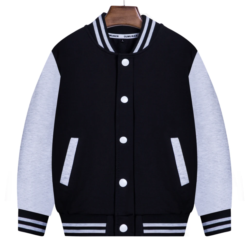 Kids Girls Boy R Fashion Baseball Black Neon Orange Hooded Jacket Varsity Hoodie Kids Girls Boy R Fashion Baseball Black Neon Orange Hooded Jacket Varsity Hoodie