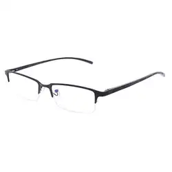 Анти-Синие лучи бизнес очки для глаз для мужчин ретугловая металлическая оправа оптические очки