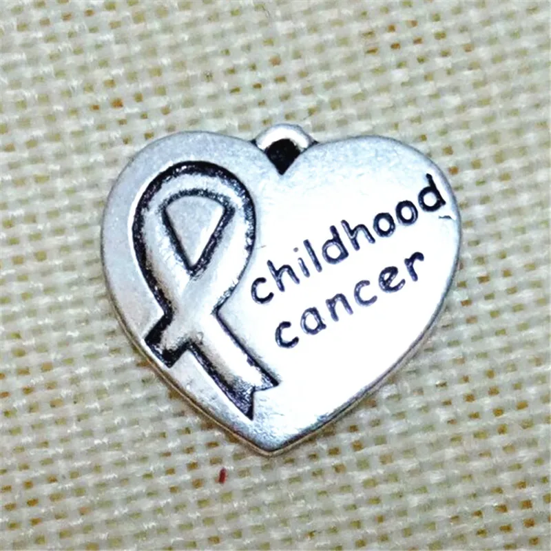 

Care for childhood cancer jewelry fashion charms