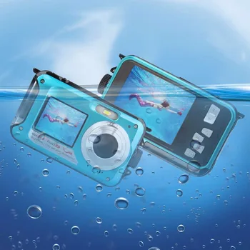 

Lightdow Dual Screen 2.7 inch TFT Digital Camera HD LCD Screen 16X Digital Zoom 24MP Max Waterproof Diving 3M Digital Camera