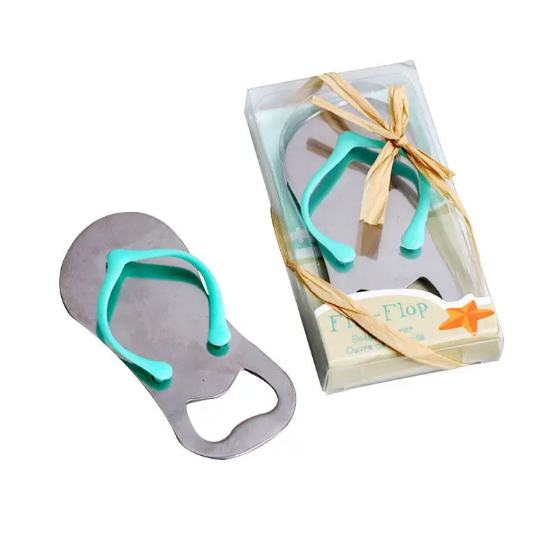 

Alloy Beer Opener Slipper Bottle Beer Opener Flip Flop Opener in Box