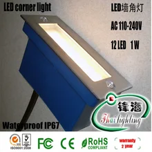 DC24V открытый шаг свет Водонепроницаемый IP67 светодиодный 1 Ватт/110x45 мм Панель Размеры от порезов/повязка на запястье для защиты от Размеры 106x41 мм