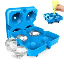 4 полостей силиконовая форма для печенья ледяной кубик лоток для украшения торта набор инструментов