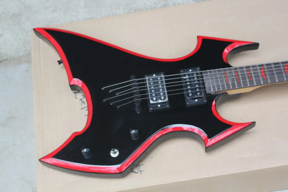 Завод+ заказной B. C. Богатые черные струны через тело электрогитара 6 струн B C богатая гитара