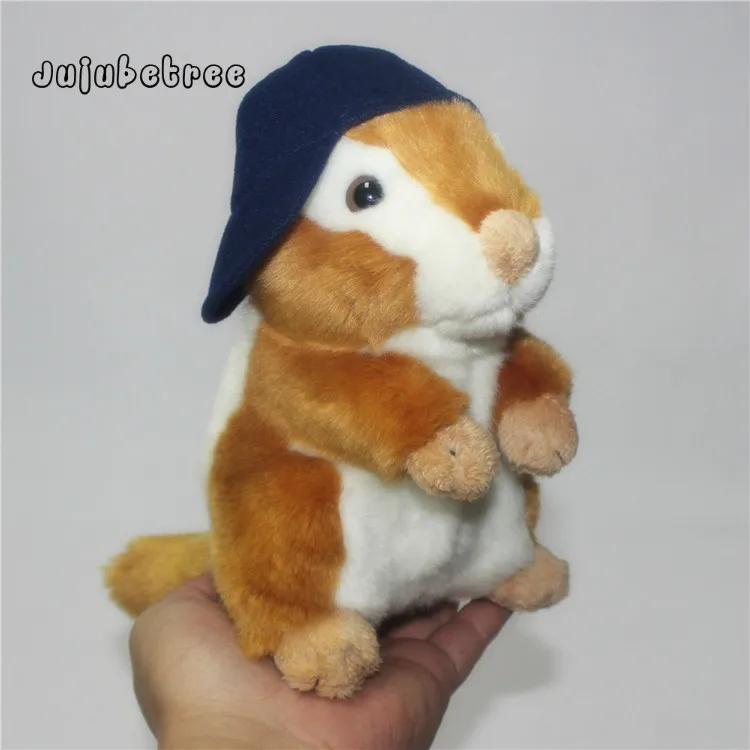 

simulation baseball cap chipmunk plush toy stuffed animal dolls Personalized gift christmas