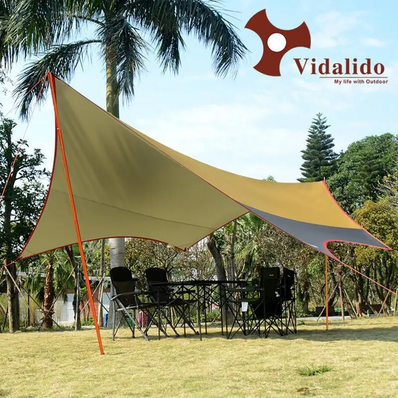

Large Camping Awning Sun Shelter Anti UV Beach Tent Pergola Awning Canopy Tarp Outdoor Fishing Camping Sunshelter 500*470cm
