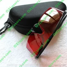 Защитные очки от лазера очки для 445nm-450nm синий лазер/405nm фиолетовый лазер и 532nm зеленый лазер с чехлом