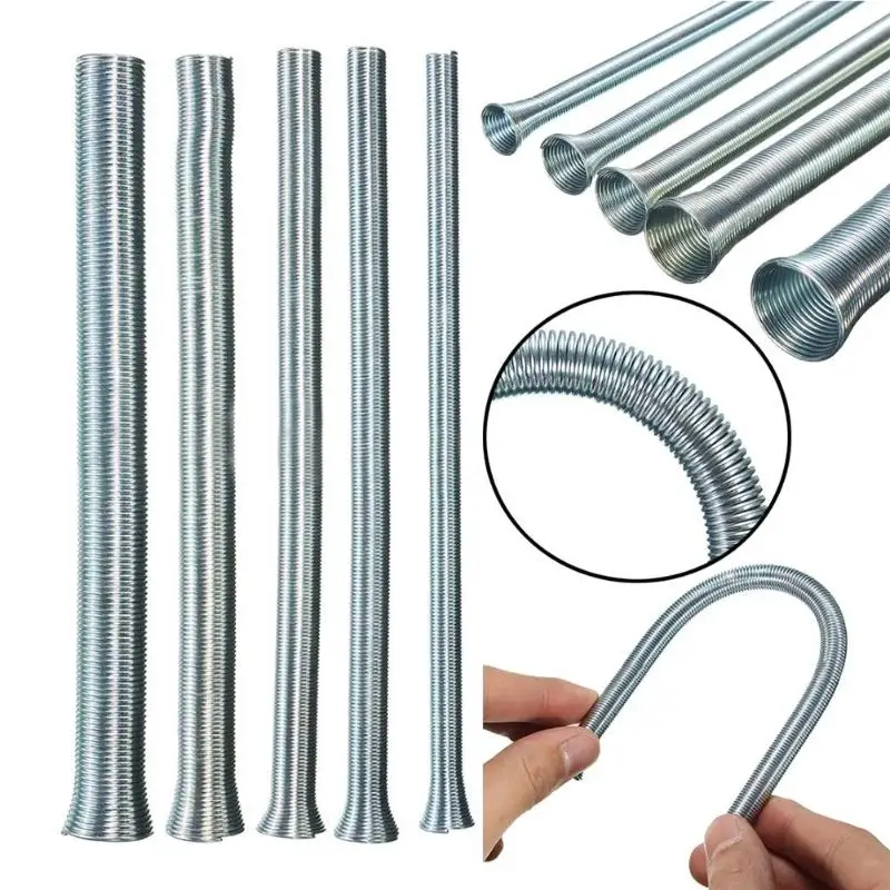 5pcs Manual PVC Wire Spring Pipe Bender Curve Springs Tube Bending Device Hydropower Tools 5pcs Manual PVC Wire Spring Pipe Bender Curve Springs Tube Bending Device Hydropower Tools