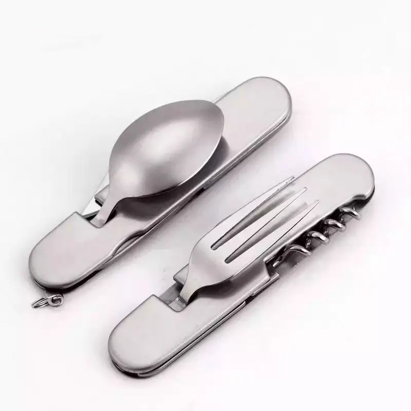 VILEAD Camping Pot Pan Set caldera aleación de aluminio al aire libre cocina herramienta enviar 6 funciones en 1 vajilla multifuncional como regalo