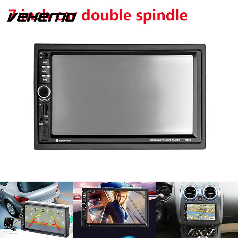 

Vehemo Bluetooth Mirror Link Video Player Multimedia Player Audio Car MP5 Player FM Radio Support SD Card 7" MP5