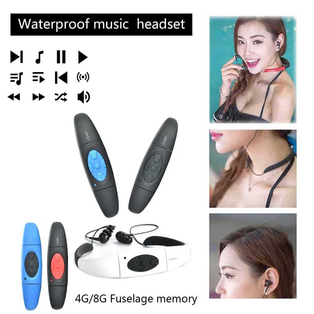 Binmer стильные беспроводные Bluetooth 4,2 беговые плавающие наушники-вкладыши водонепроницаемые долговечные басы высококачественные наушники