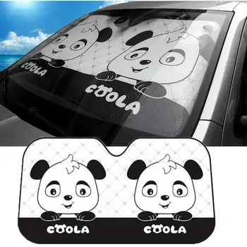 

Cartoon Universal Car Windshield Sun Shade Car Windshield Rain Ice Snow Cover Sun Shade Sunshade Protection Auto Car SUV Cover