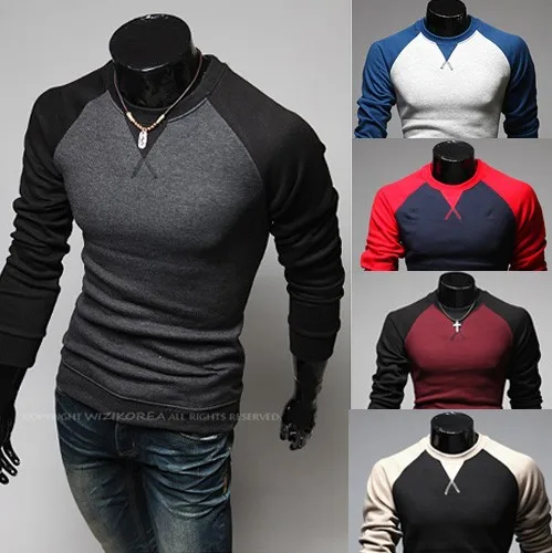 Free shipping 2013 sportsman fashion design long sleeve