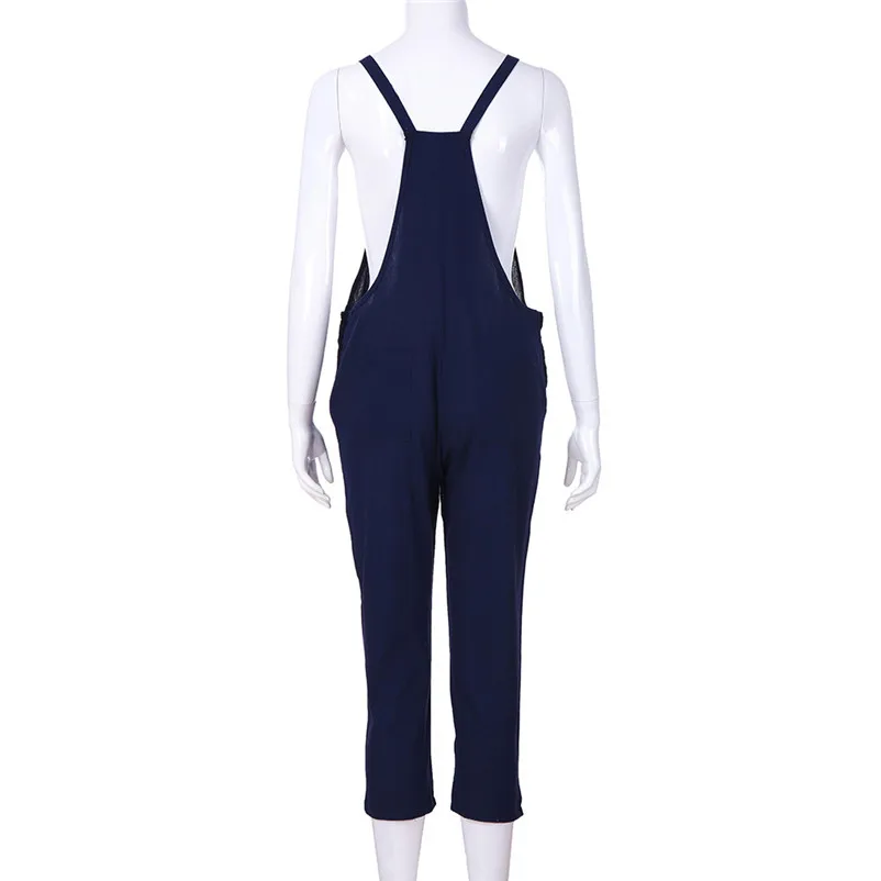 Fashion summer jumpsuit woman 2018Spaghetti Strap Wide Legs Bodycon Jumpsuit Trousers Clubwear Romper pantaloni siamesi Y26#N (12)