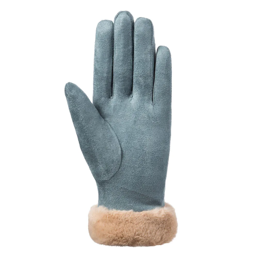 Женские перчатки rekawiczki, зимние, сохраняющие тепло, одноцветные, на весь палец, для спорта на открытом воздухе, теплые перчатки, удобные зимние перчатки guantes