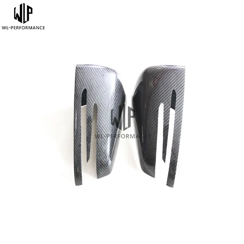 C Класс карбоновое волокно Stickup зеркальная Крышка для Mercedes Benz Class W204 C180 C200 C300 c63 07 UP