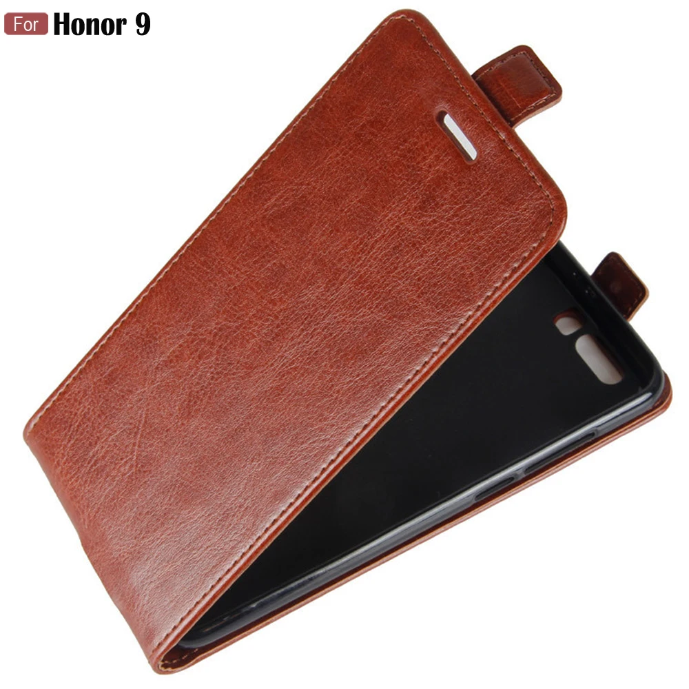 

For Huawei Honor 9 Case Vertical Flip Wallet PU Leather Case For Huawei Honor 9 Cover NEW Card Slots Magnetic Business Phone Bag