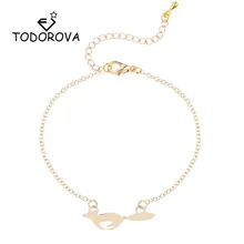 Тодорова цепочное украшение для руки животных браслет в подарок для Для женщин бег украшения с изображением лисы браслет, мужские браслеты