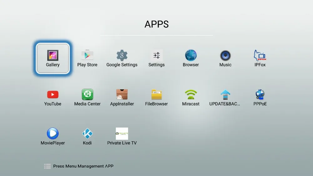 APPS UI